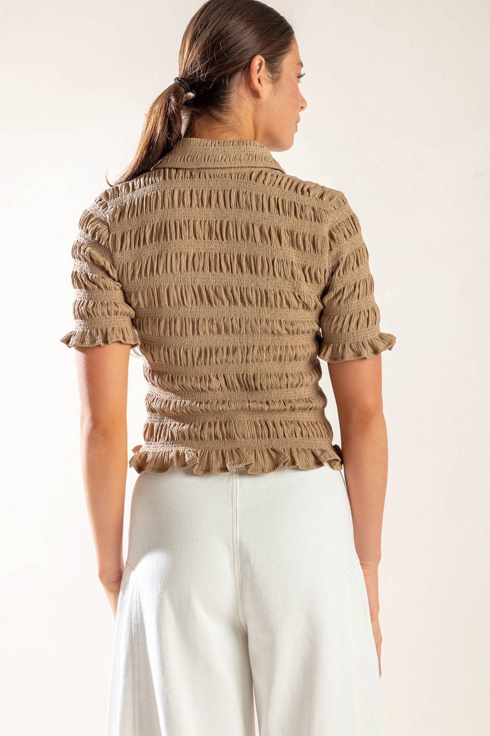 PICNIC AT SUNSET WOVEN TOP Flying Tomato